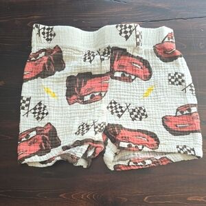 Disney Pixar Cars Lightning McQueen Muslin Shorts - 4T